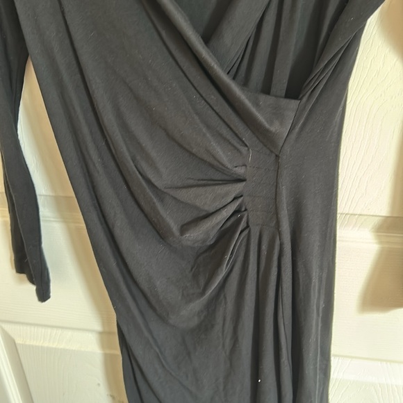 Banana Republic Black Wrap Dress - Picture 3 of 4